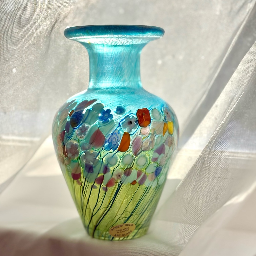 ‼️SOLD‼️Robert Held Hand Blown Glass Vase